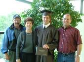 Ryan graduating from high school