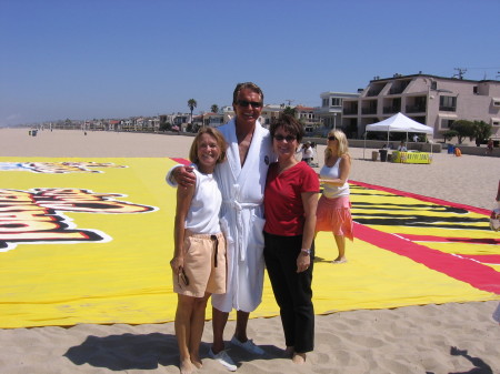 Anita,George Hamilton and Maria in Hermosa Bch