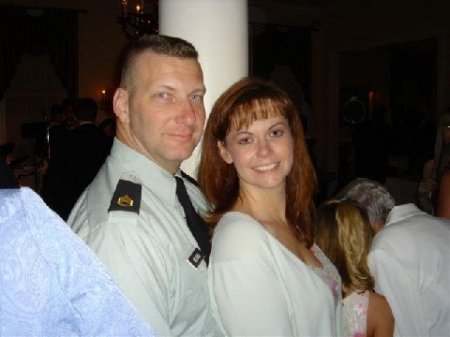 My wife and I at a wedding June 06