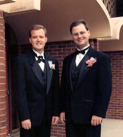 Me and Todd on His Wedding Day