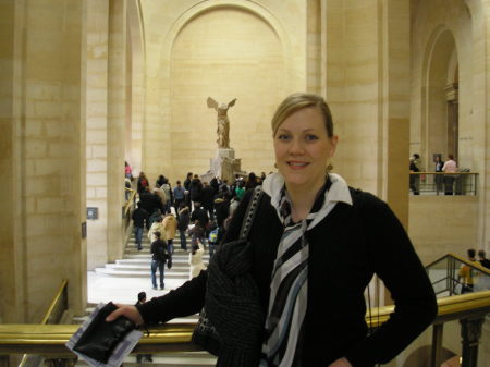 At the Louvre in Paris last year.