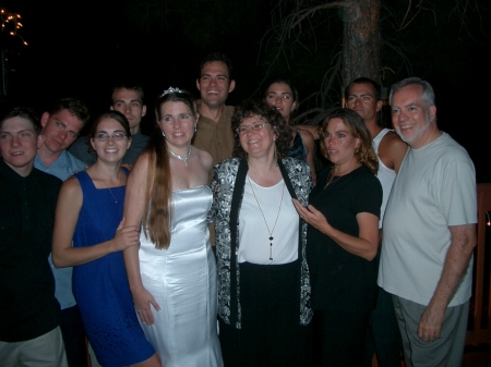 My family at Alisha's wedding reception in 2004