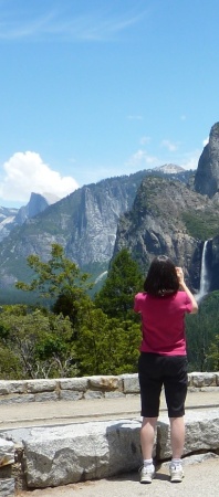 Half Dome and falls