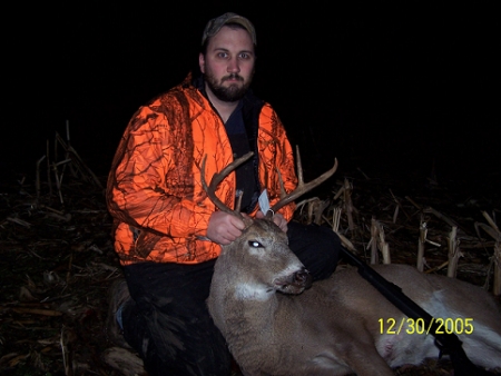 me and my first buck