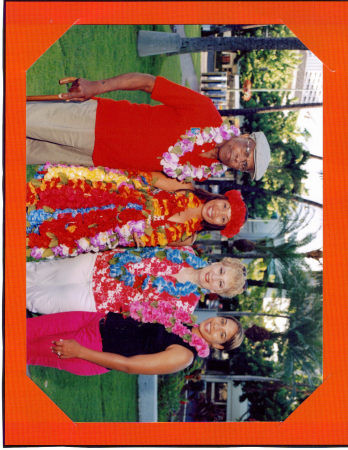 My husband, daughter and I visiting our son in HI - 2004.