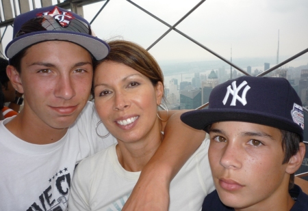 Me & my boys in NY July 4th 2008