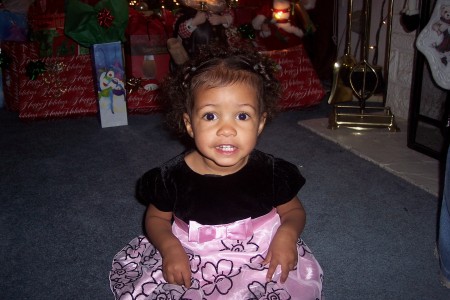 Anaya  my granddaughter X-mas eve 2009