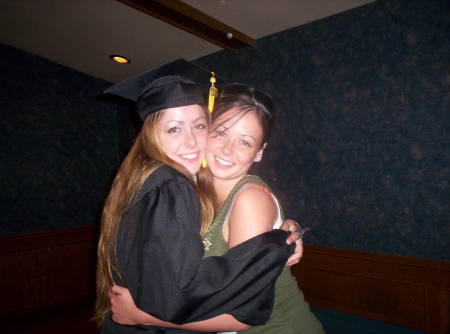 My daughters Tiffany ( grad ) and Brittany (May 2006)