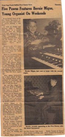 Old Newspaper write up