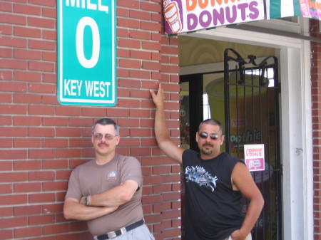 Me (left), William (Brother) in Key West