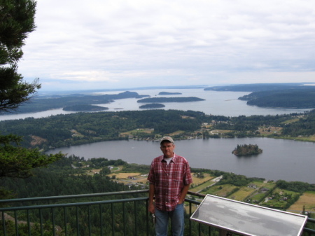 On top of Mt. Erie, Skagit County, Washington