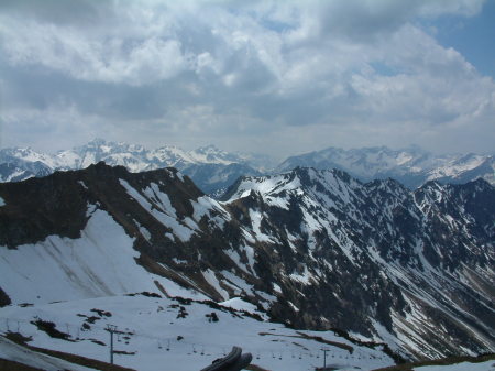 German Alps near the boarder of Switzerland