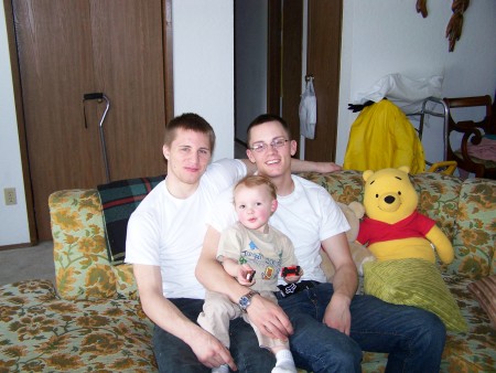 TJ, Aaron and Riley and of course...POOH
