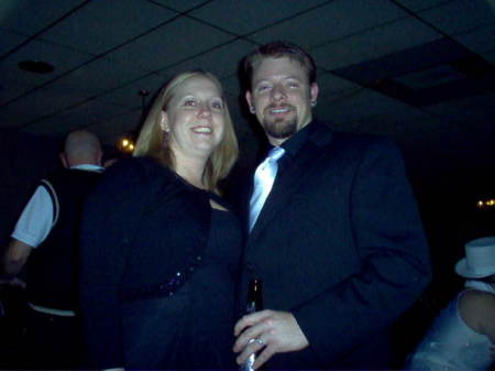 My wife, Amanda, and me at New Years '05