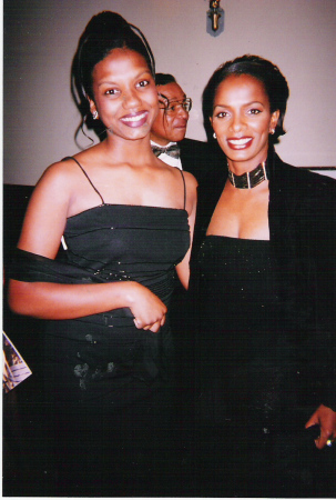 My middle sister w/ our cousin Vanessa Bell Calloway