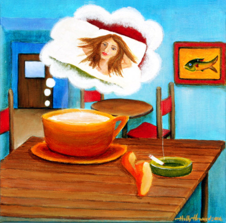 Coffee Fantasy #2 - Coffee Series painting