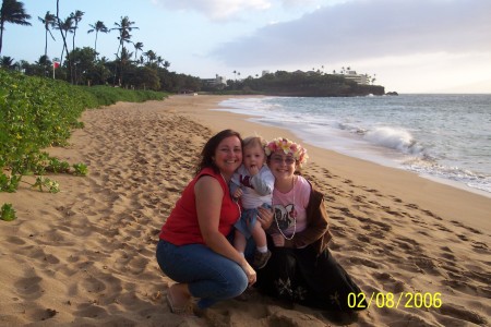 Myself, Tyler (my nephew) and Tiffany in Hawaii