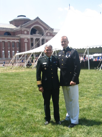 Gregg Olsen and me on grad from War College in the U.S.
