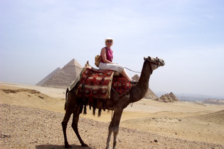 Camel racing in the Sarah Desert