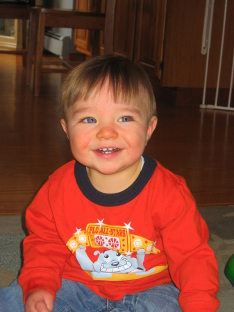 Ryan with his first Big Boy haircut!  (age almost 1!)