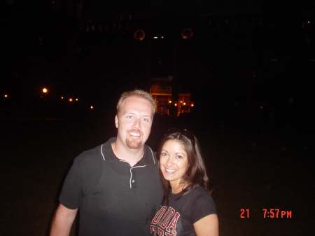 Owen and I at Florida State Game