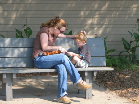 Alec & Mommy at the Zoo