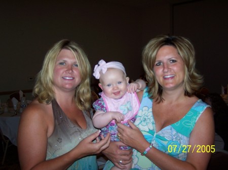 My sisters, Lisa & Krissy and Baby Ivy (Krissy's youngest)