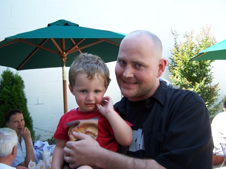 Brad and his son, Ryan