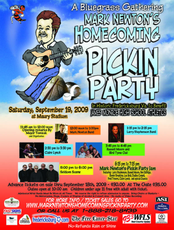 JM FUNDRAISER-MARK NEWTON'S HOMECOMING PICKIN