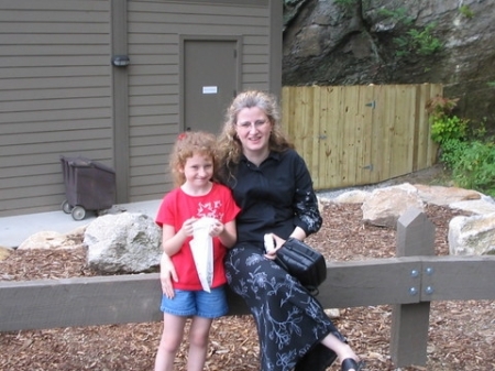 Amy & Delaney At Chimney Rock Mtn (July 2005)