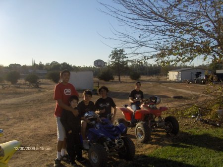 My 3 boys their cousins