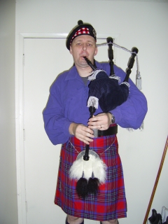 Playing "Going Home" on the Bagpipes 2006