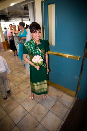 Laotian wedding dress