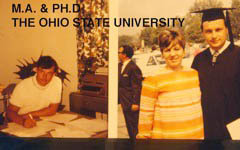 MA and PH.d from Ohio State