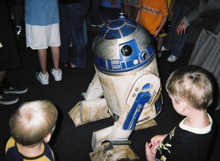 The boys and R2D2