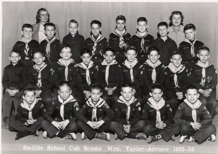 Cub Scouts Mrs Taylor Advisor 1955 - 1956