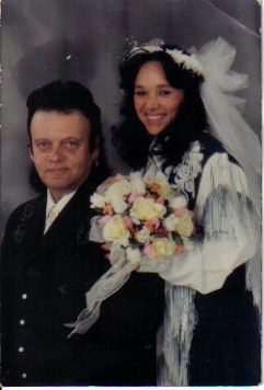 My husband,Michael and My Wedding Photo