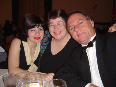 Daughter Christine, Wife Julie, and Me