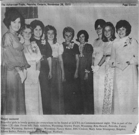 12E-1970 Graduates-BEAUTIFUL GIRLS
