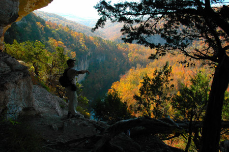 hiking in the fall