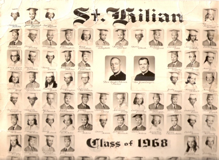 Top left of class picture