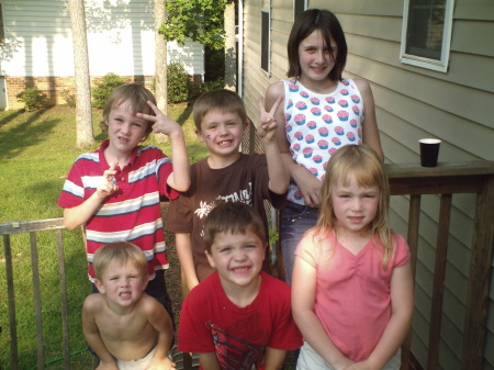 Nieces, Nephews and my Boys Carter and Nicky