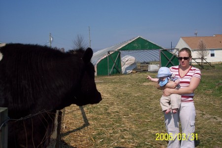 daughter with grandson mason skyler at richwood house