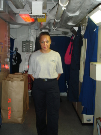 On the Ship in berthing...after weight loss...