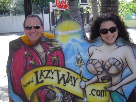 Mrs. B & I in Key West