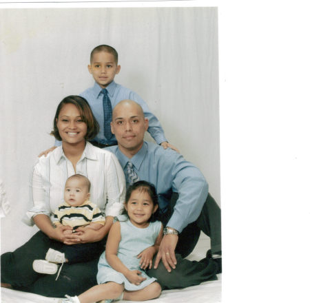 my daughter teresa, her husband, and my grandchildren