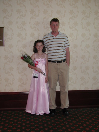 Brittany at the American Indiana Miss Pageant