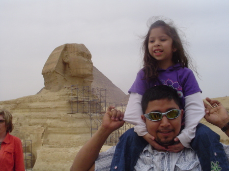 Sphinx with Husband and Daughter