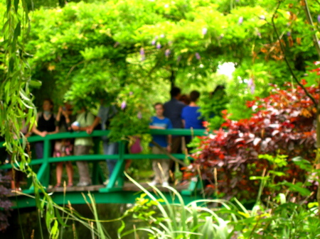 Jonathan on the Bridge at Giverny