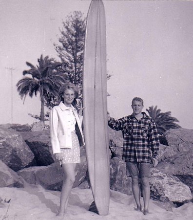 My First Surfboard - Coronado, Ca - 1962